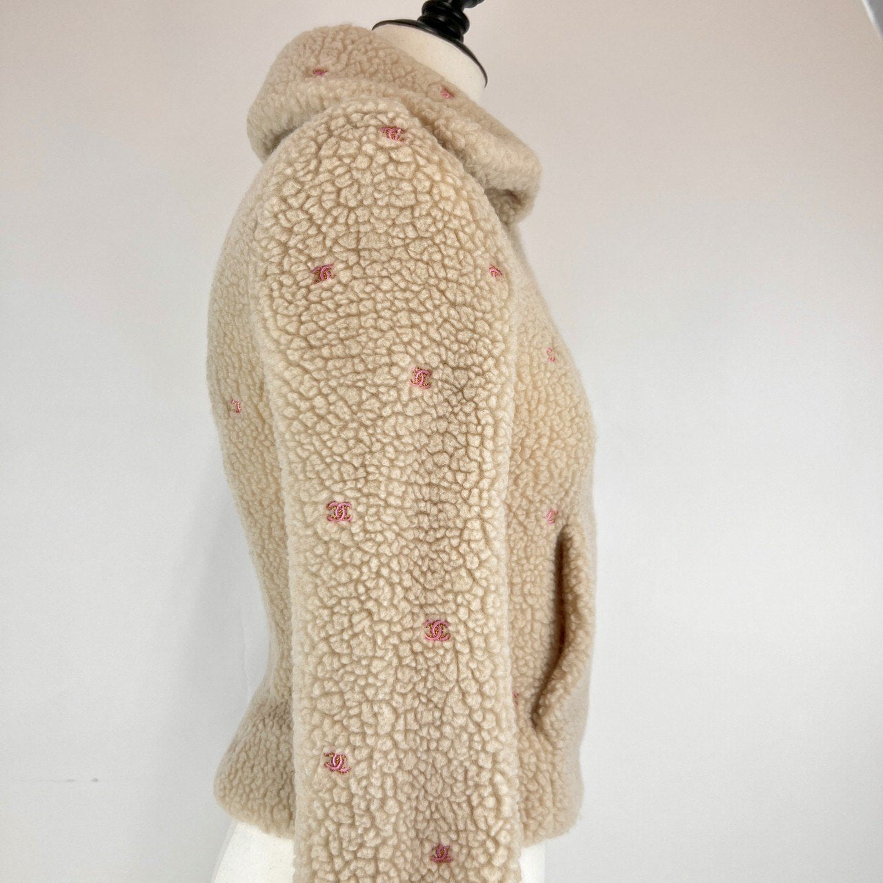 ボアジャケット P76525K10965 Beige ベージュ サイズ34