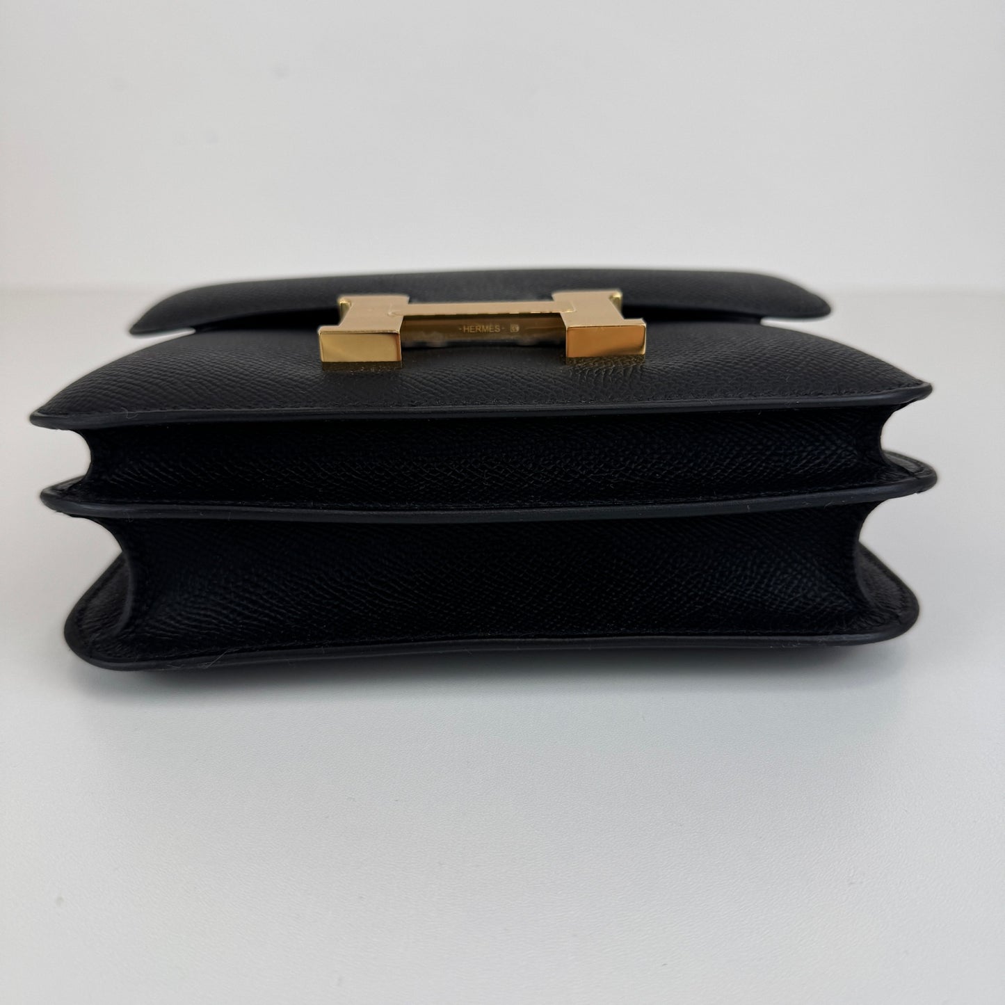 Hermès エルメス Constance mini コンスタンスミニ Stamp-K K刻印 Epsom エプソン Black ブラック GHW ゴールド金具