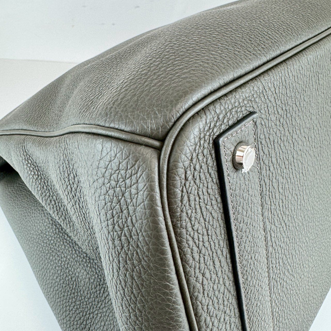 Haut a Courroies オータクロア40 Vert gris ヴェールグリス SV金具 Stamp-U U刻印 Togo トゴ