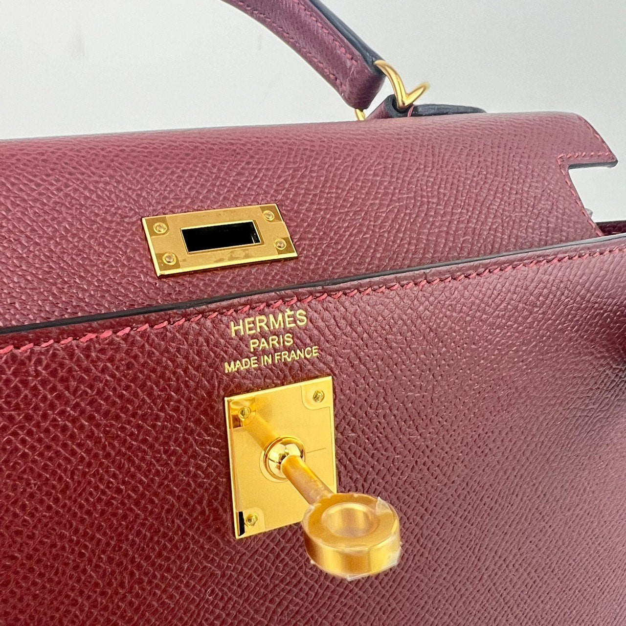 Kelly25 ケリー25 Rouge H ルージュアッシュ GHW ゴールド金具 Y刻印 Epsom エプソン