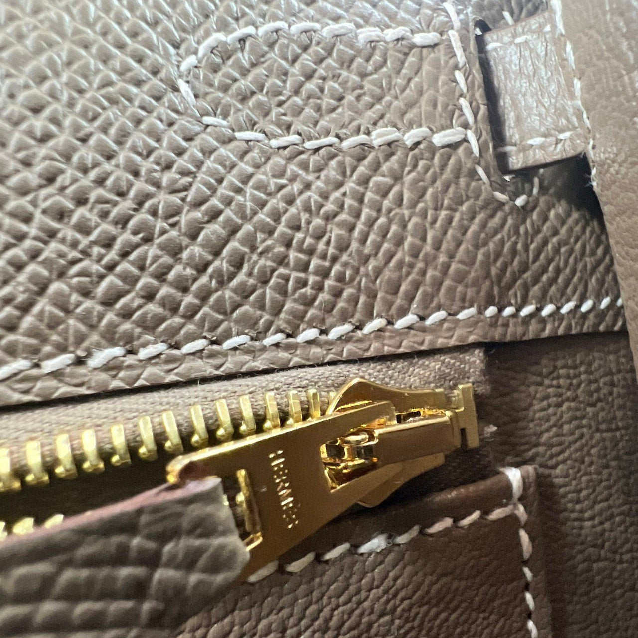Kelly25 ケリー25 Etoupe エトープ GHW ゴールド金具 Epsom エプソン Stamp-W W刻印