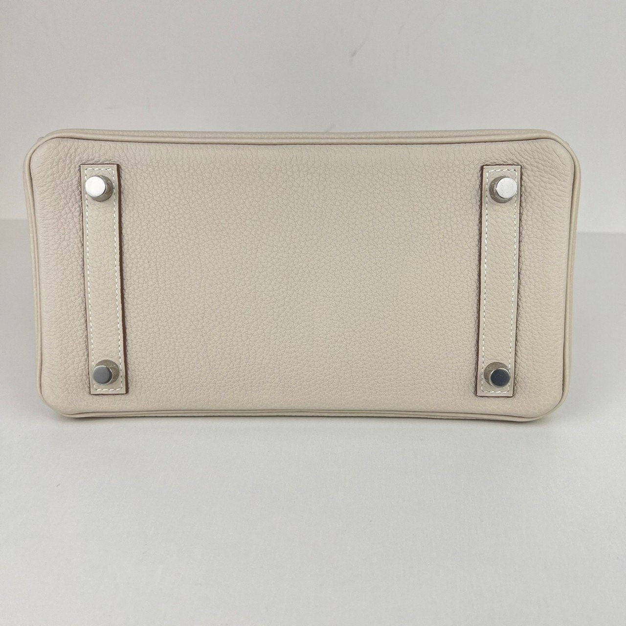 Birkin25 バーキン25 Craie クレ Togo トゴ PHW シルバー金具 Stamp-W W刻印
