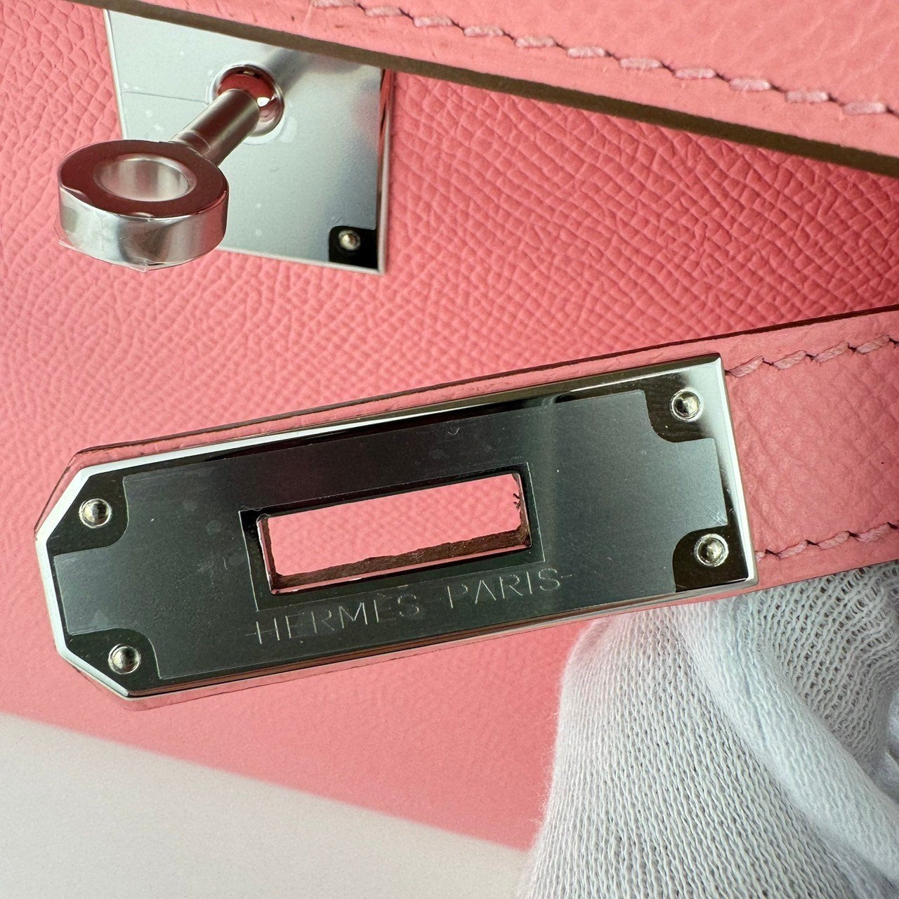Kelly28 ケリー28 Rose confetti ローズコンフェッティ PHW シルバー金具 Y刻 Epsom エプソン