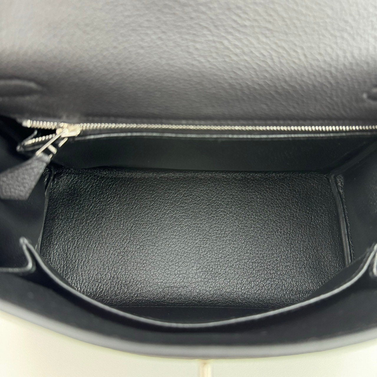 Kelly25 ケリー25 Black ブラック PHW シルバー金具 W刻印 Togo トゴ Stamp-W W刻印 ショルダーバッグ レディースバッグ