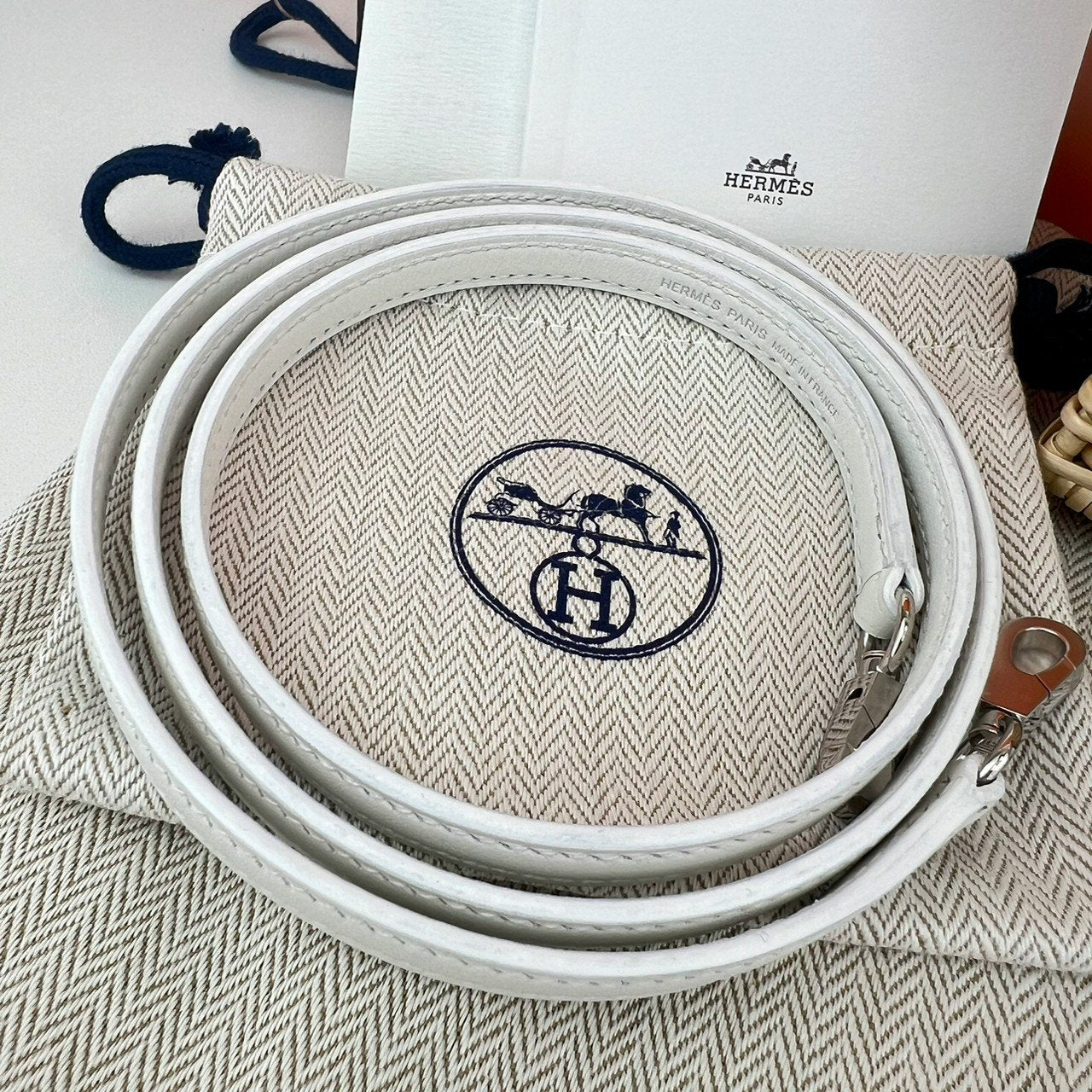 Mini kelly picnic ミニケリーピクニック Blanc ブランク PHW シルバー金具 B刻