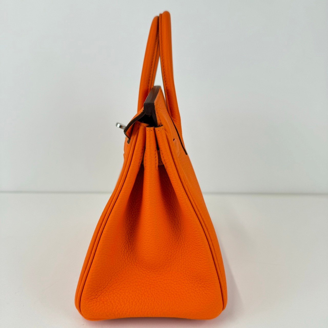 Birkin25 バーキン25 Orange minimum オレンジミニマム PHW シルバー金具 Togo トゴ Stamp-B B刻印