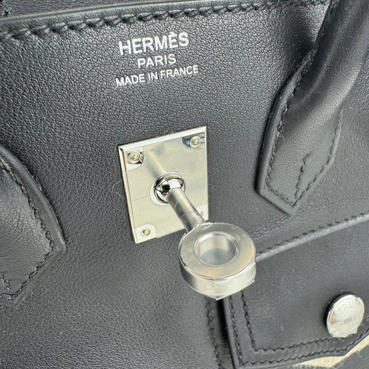 Birkin25 Rock バーキン25ロック Black ブラック PHW シルバー金具 W刻印 Veau Volupto ヴォーヴォリュプト