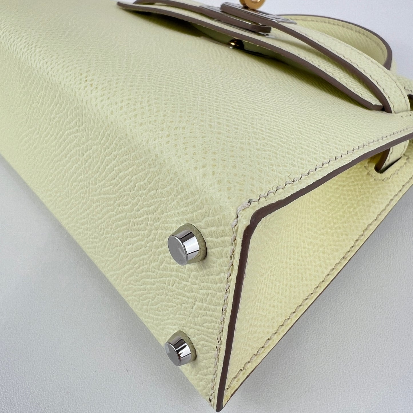 Mini kelly ミニケリー Jaune milton ジョーヌミルトン EHW エレクトラム金具 Epsom エプソン Stamp-W W刻印