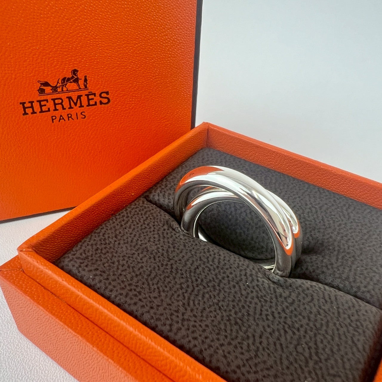 Hermès エルメス Bague Vertige #52 ヴェルティージュ シルバー925/1000