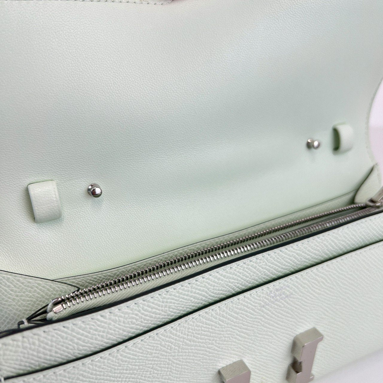 Constance To Go コンスタンストゥーゴー Stamp-B B刻印 Epsom エプソン Vert fizz ヴェールフィズ PHW シルバー金具