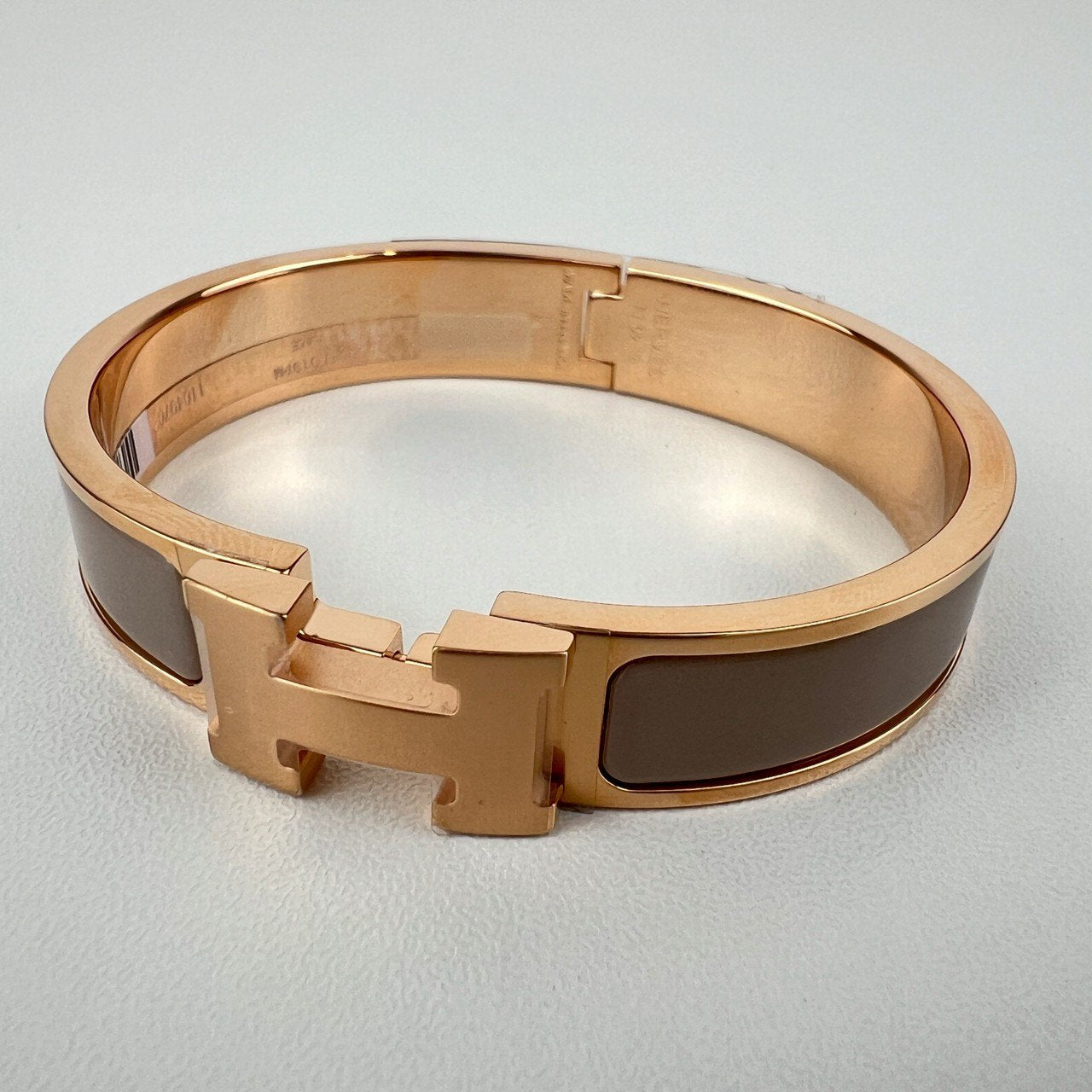 Clic H Bracelet クリックH ブレスレット Rose gold plated ローズゴールドプレーテッド Marron grace マロングラッセ