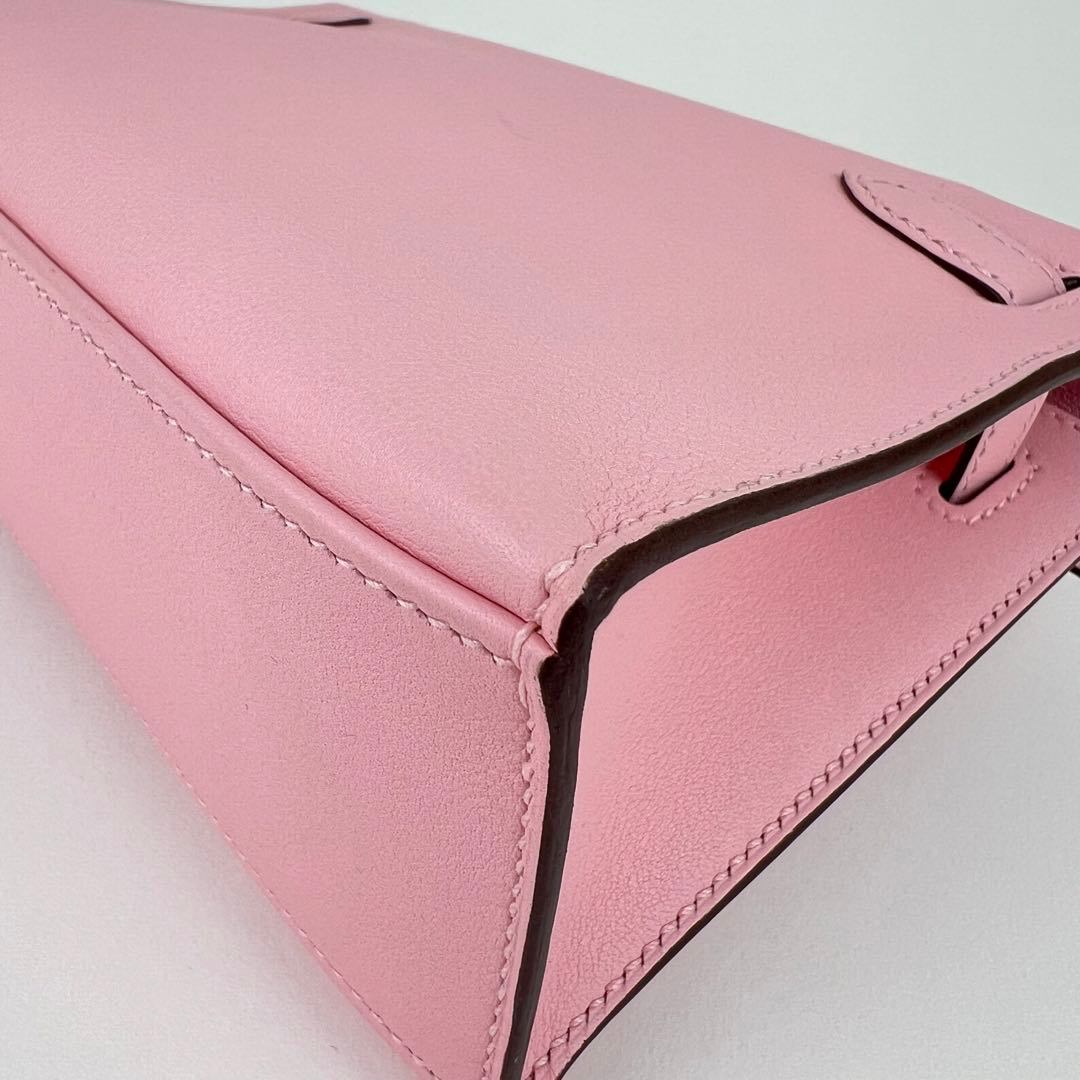 Pochette kelly ポシェットケリー Rose Sakura ローズサクラ PHW シルバー金具 Z刻