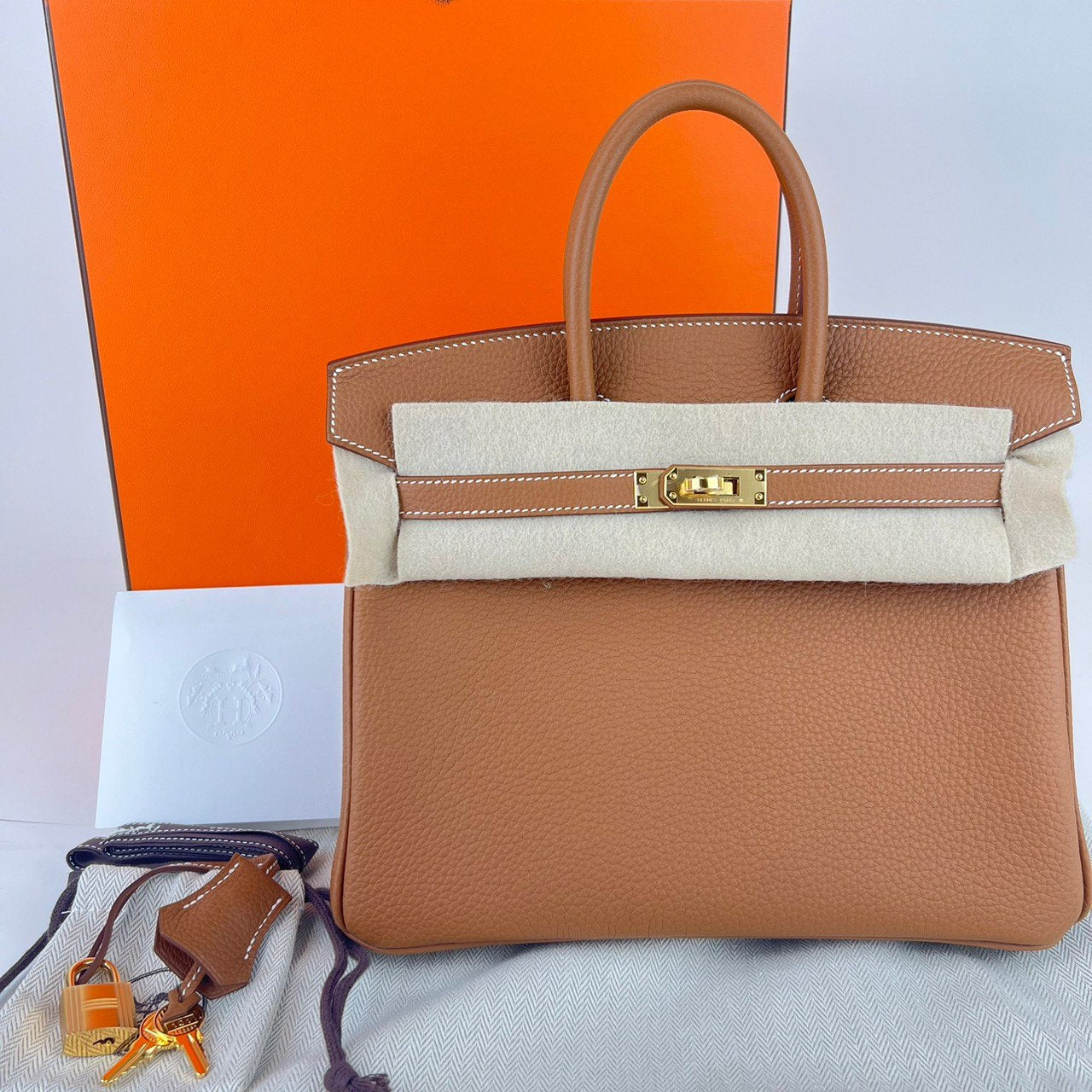 Birkin25 バーキン25 Gold ゴールド Togo トゴ GHW ゴールド金具 B刻印