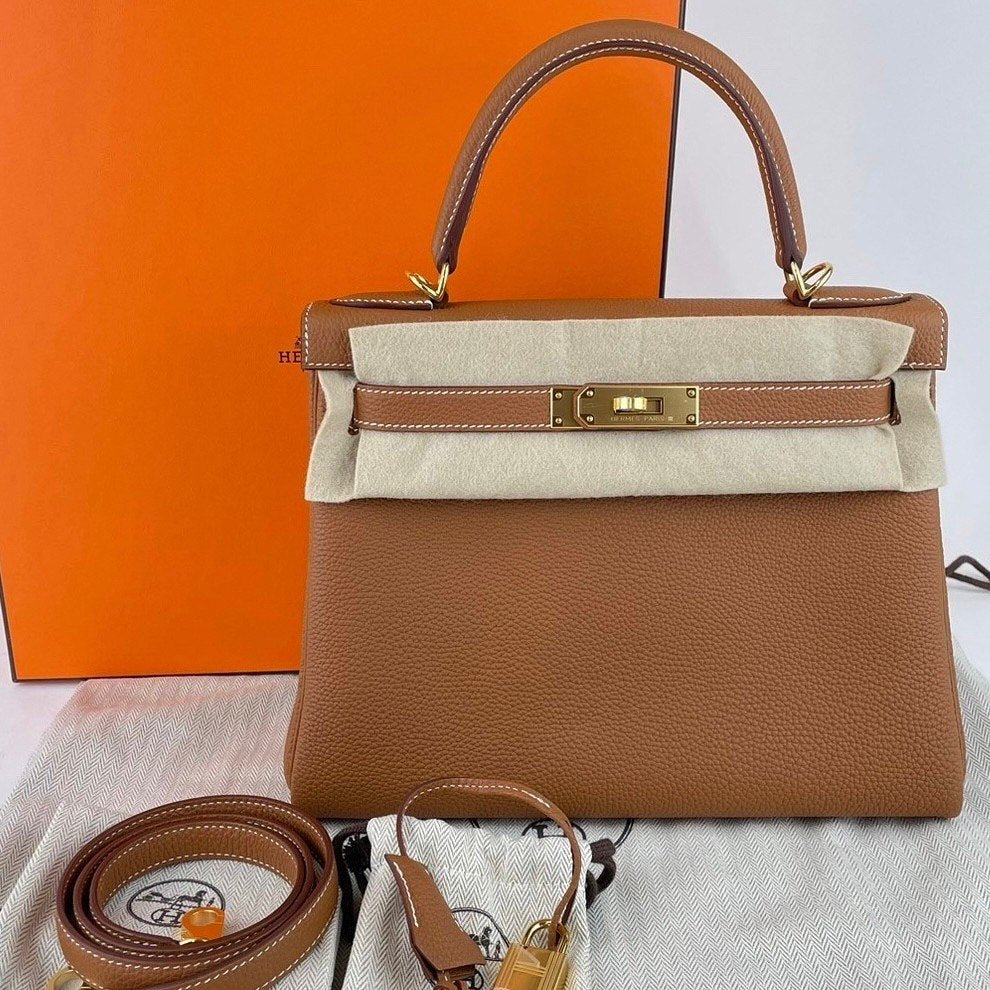 Kelly28 ケリー28 Gold ゴールド Togo トゴ GHW ゴールド金具 Stamp-W W刻印