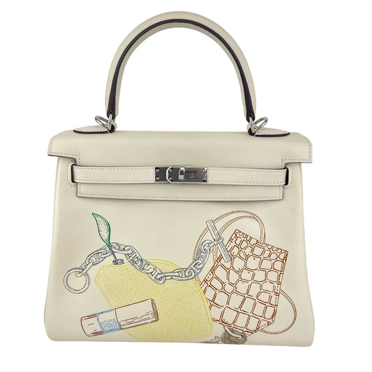 Kelly25 IN AND OUT ケリー25インアンドアウト Nata ナタ  PHW シルバー金具 Swift スイフト Stamp-Z Z刻印