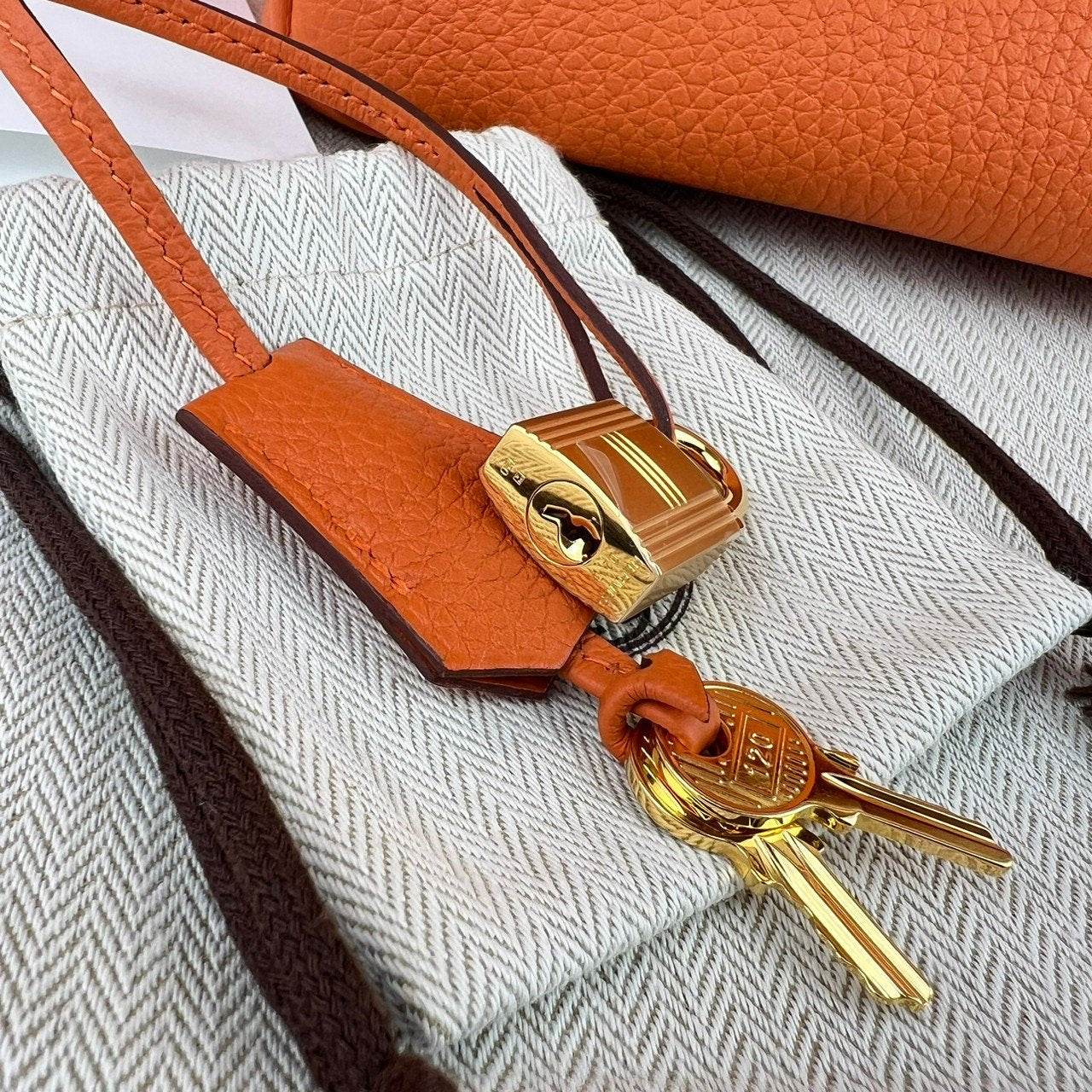 Birkin30 バーキン30 オレンジ Togo トゴ GHW ゴールド金具 W刻