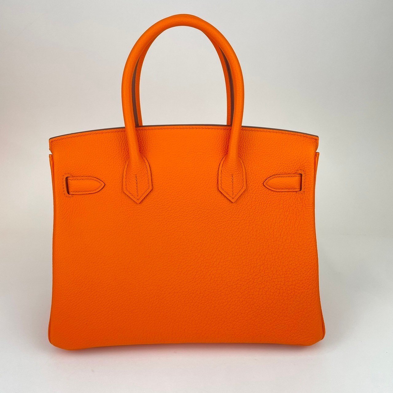 Birkin30 バーキン30 Orangeminium オレンジミニウム Togo トゴ PHW シルバー金具 B刻印