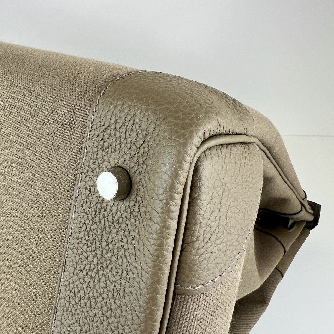 新品未使用 Hermès エルメス Haut a Courroies 40 オータクロア 40 Toundra ツンドラ PHW シルバー金具 Togo/Toile Militaire トゴ/トワルミリタリー ハンドバッグ メンズバッグ
