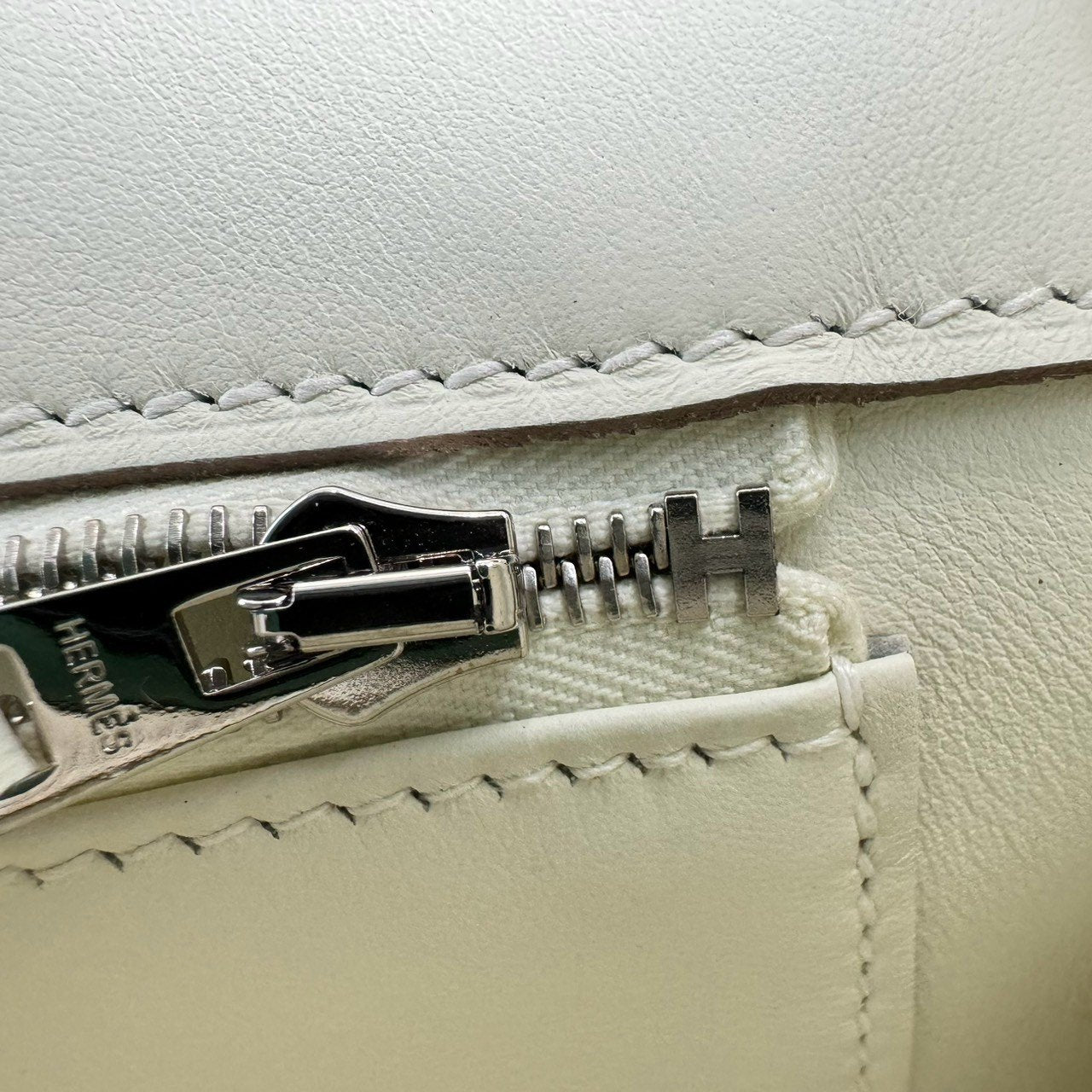 Birkin25 shadow バーキン25 シャドウ Mushroom マッシュルーム Swift スイフト PHW シルバー金具 Stamp-W W刻印