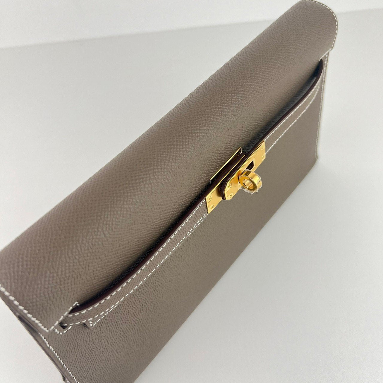 Kelly Elan ケリーエラン Etoupe エトープ GHW ゴールド金具 Epsom エプソン Stamp-W W刻印