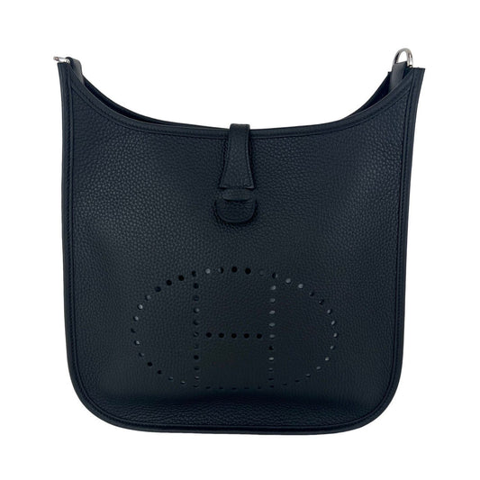 EvelynPM エヴリンPM Black ブラック PHW シルバー金具 Taurillon Clemence トリヨンクレマンス Stamp-K K刻印