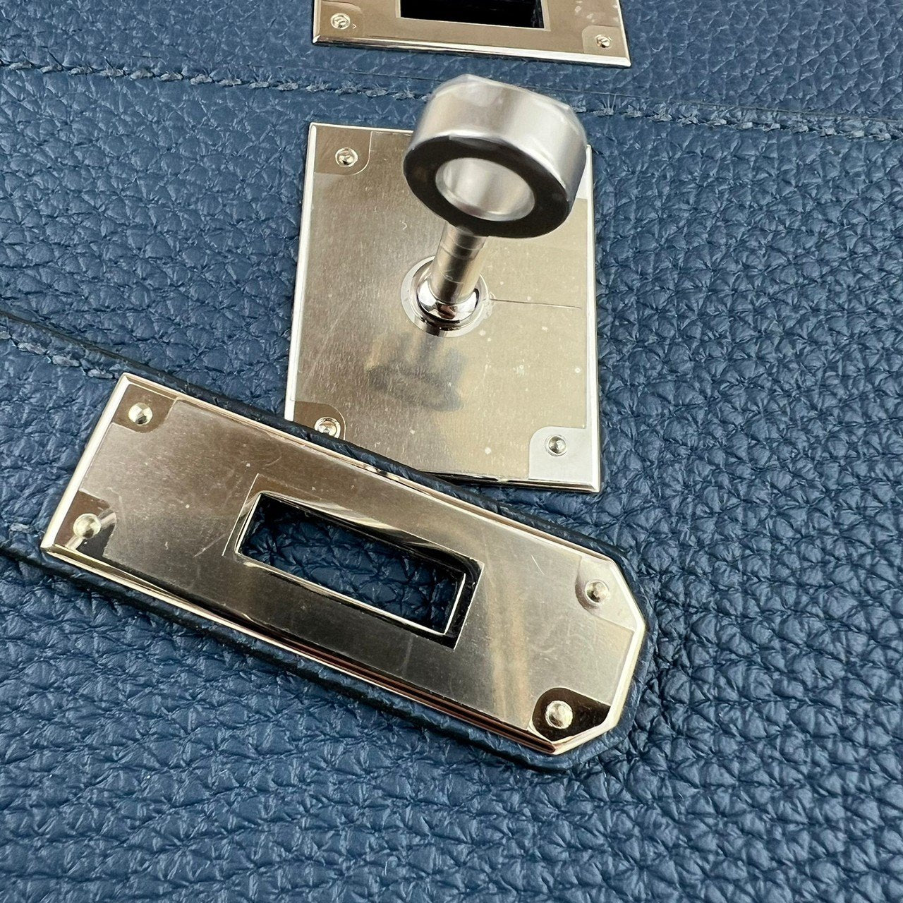Kelly depeche ケリーデペッシュ Blue de prusse ブルードプリュス Togo トゴ PHW シルバー金具 Stamp-Z Z刻印