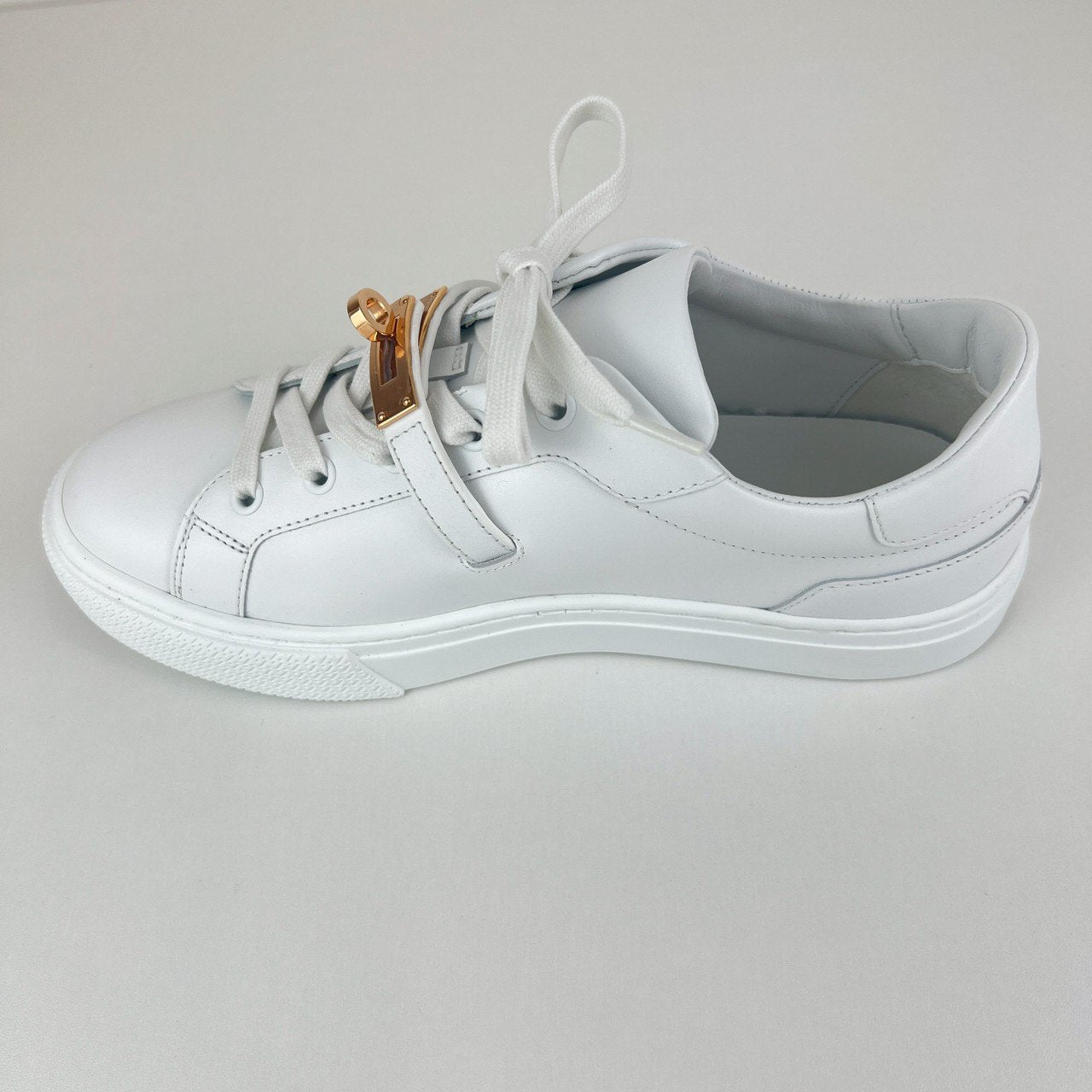 Sneaker DAY スニーカーデイ White ホワイト RGHW ローズゴールド金具 カーフスキン 38(25cm)