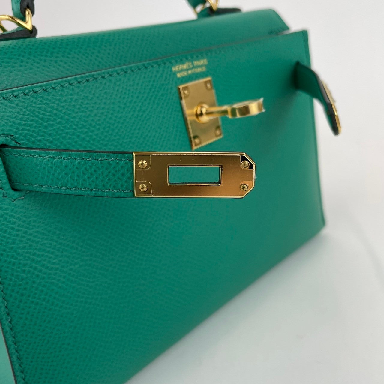Mini Kelly ミニケリー Vert vertigo ヴェールヴェルティゴ Epsom エプソン GHW ゴールド金具