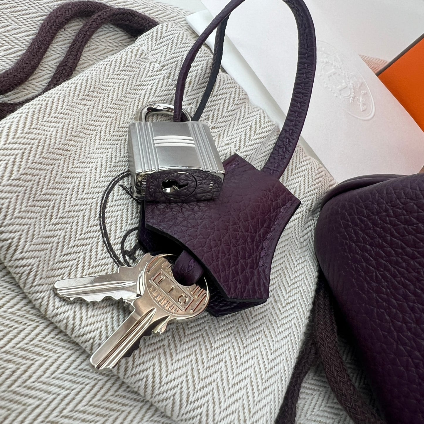 Birkin25 バーキン25 Cassis カシス Togo トゴ PHW シルバー金具 Stamp-U U刻印