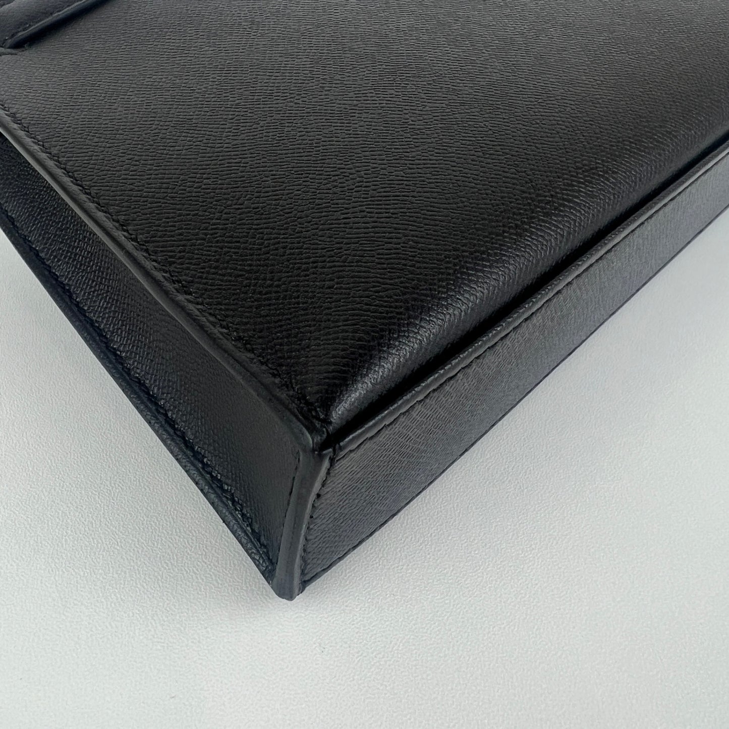 Kelly elan Black ブラック Madame マダム PHW シルバー金具 Stamp-K K刻印