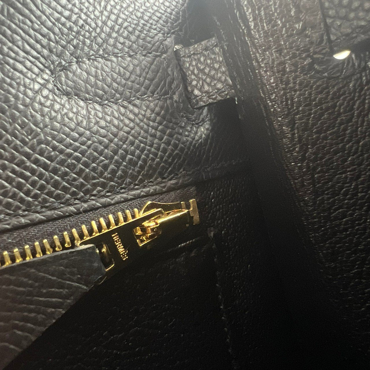 Kelly25 ケリー25 Black ブラック Epsom エプソン GHW ゴールド金具 Stamp-W W刻印