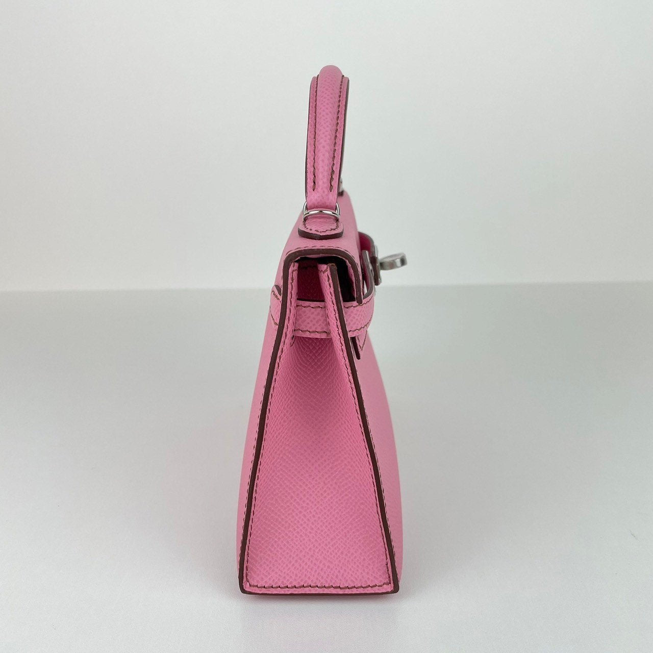 Mini kelly ミニケリー Bubblegum バブルガム Epsom エプソン PHW シルバー金具 Stamp-B B刻印