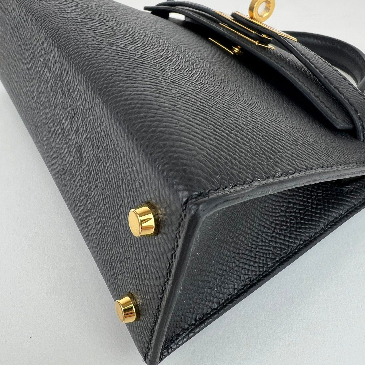 Mini kelly ミニケリー Black ブラック Epsom エプソン GHW ゴールド金具 Stamp-W W刻 レディースバッグ 2wayバッグ ショルダーバッグ ハンドバッグ