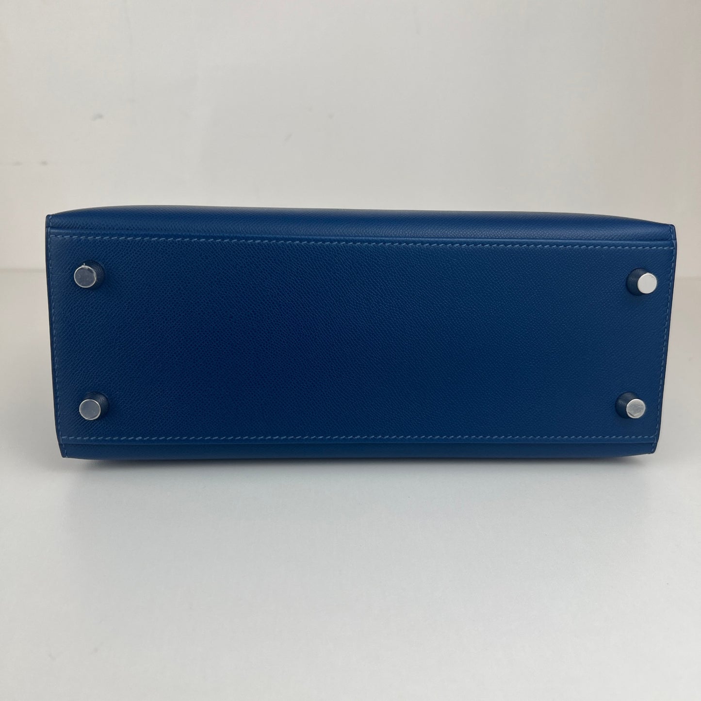 Hermès エルメス Kelly25 ケリー25 Stamp-W W刻印 Madame/Crocodile マダム/クロコダイル Deep blue ディープブルー PHW シルバー金具