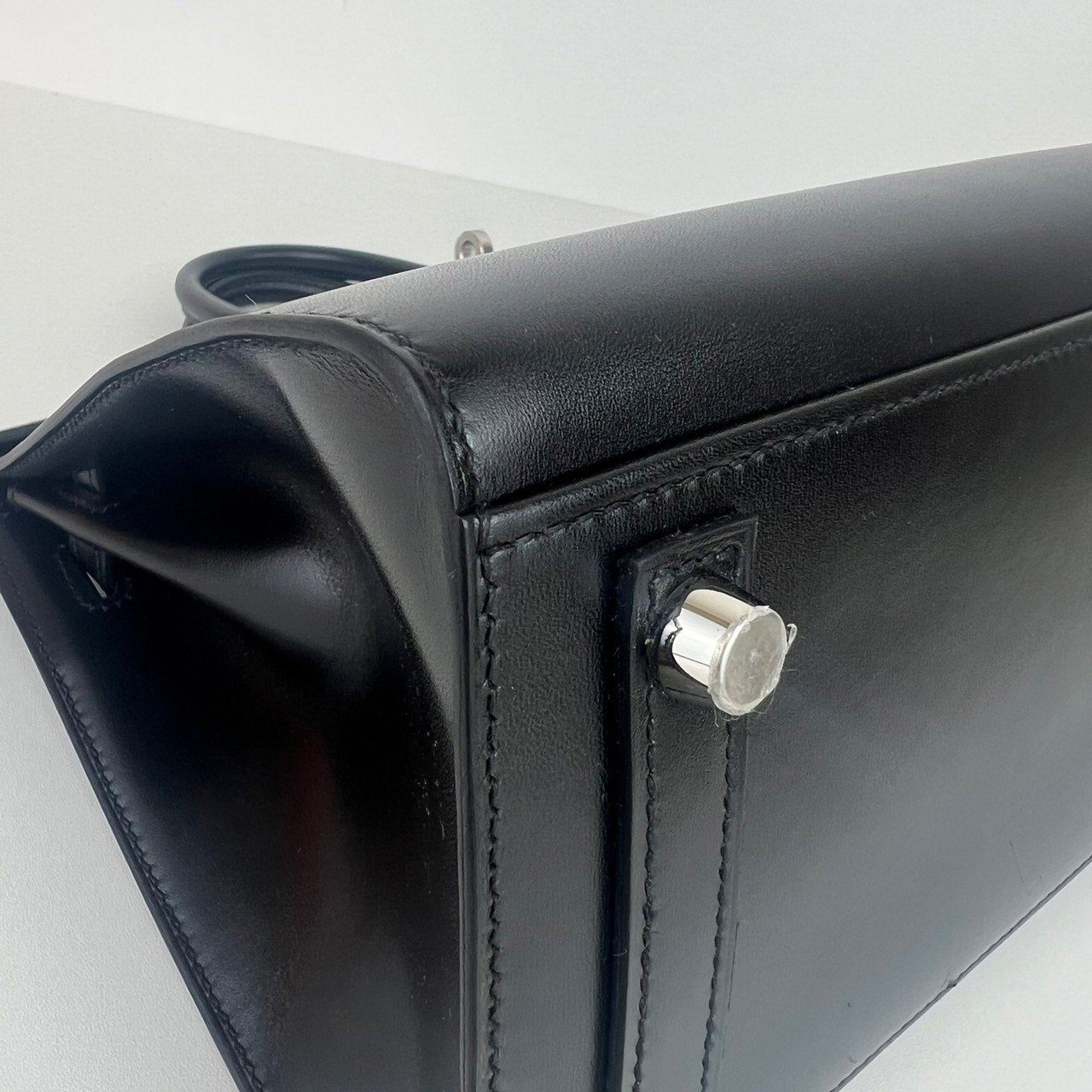 Birkin25 バーキン25 Black ブラック PHW シルバー金具 Box ボックス Stamp-W W刻印