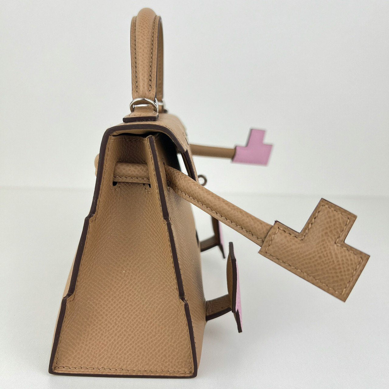 Kelly doll pict ケリードールピクト Chai/Celeste/Mauve sylvester チャイ/セレステ/モーヴシルベストル Epsom エプソン PHW シルバー金具 Stamp-B B刻