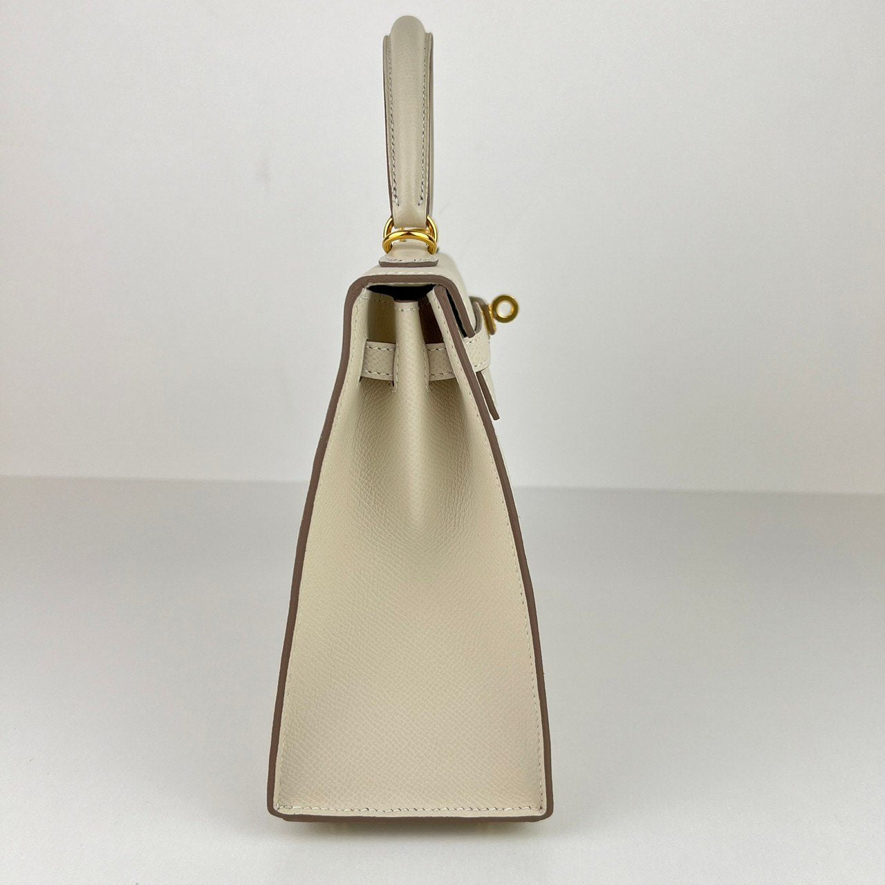 Kelly25 Sellier ケリー25 セリエ Craie クレ W刻 GHW ゴールド金具 Epsom エプソン
