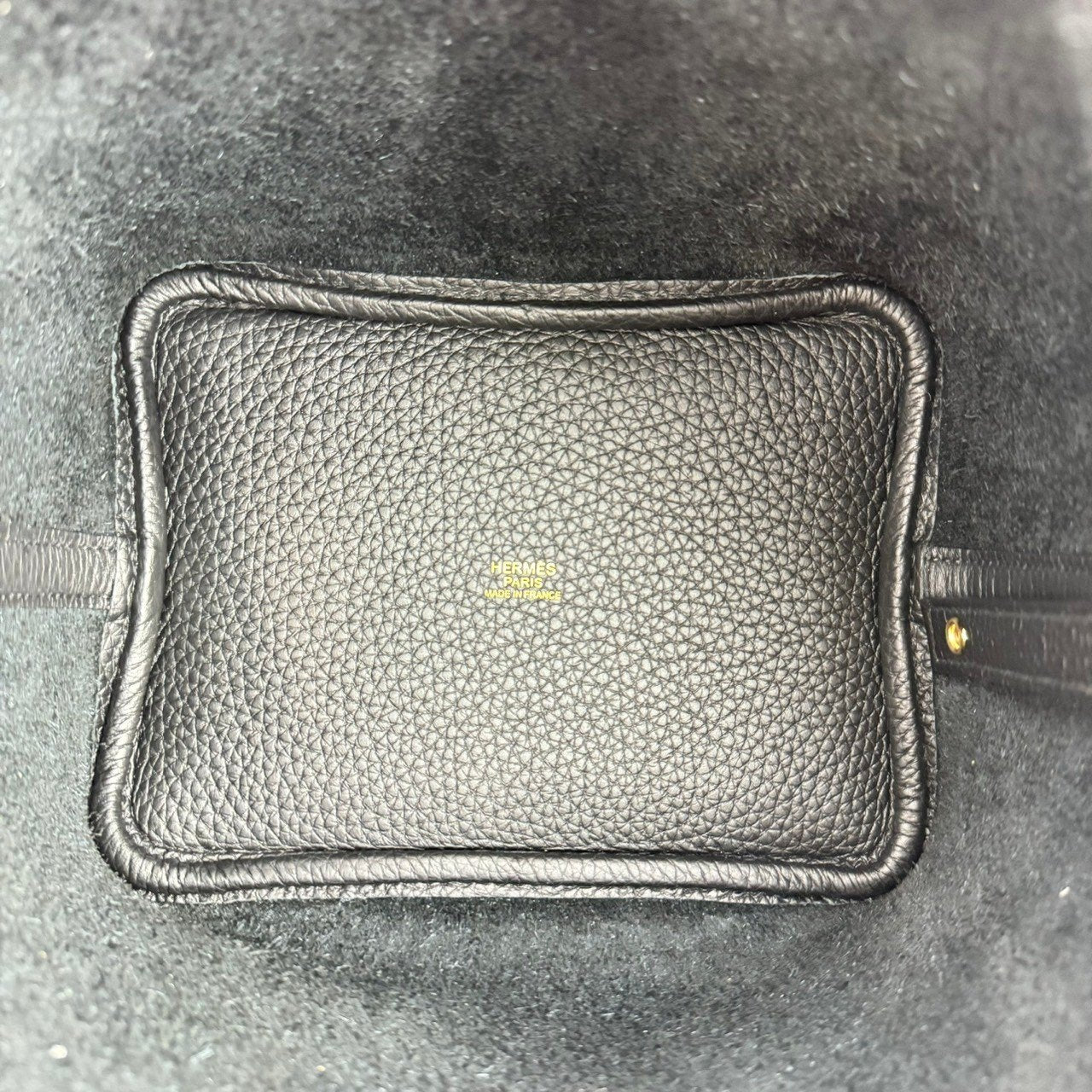 Picotin Lock PM ピコタンロック18 Black ブラック GHW ゴールド金具 Taurillon clemence トリヨンクレマンス Stamp-W W刻印