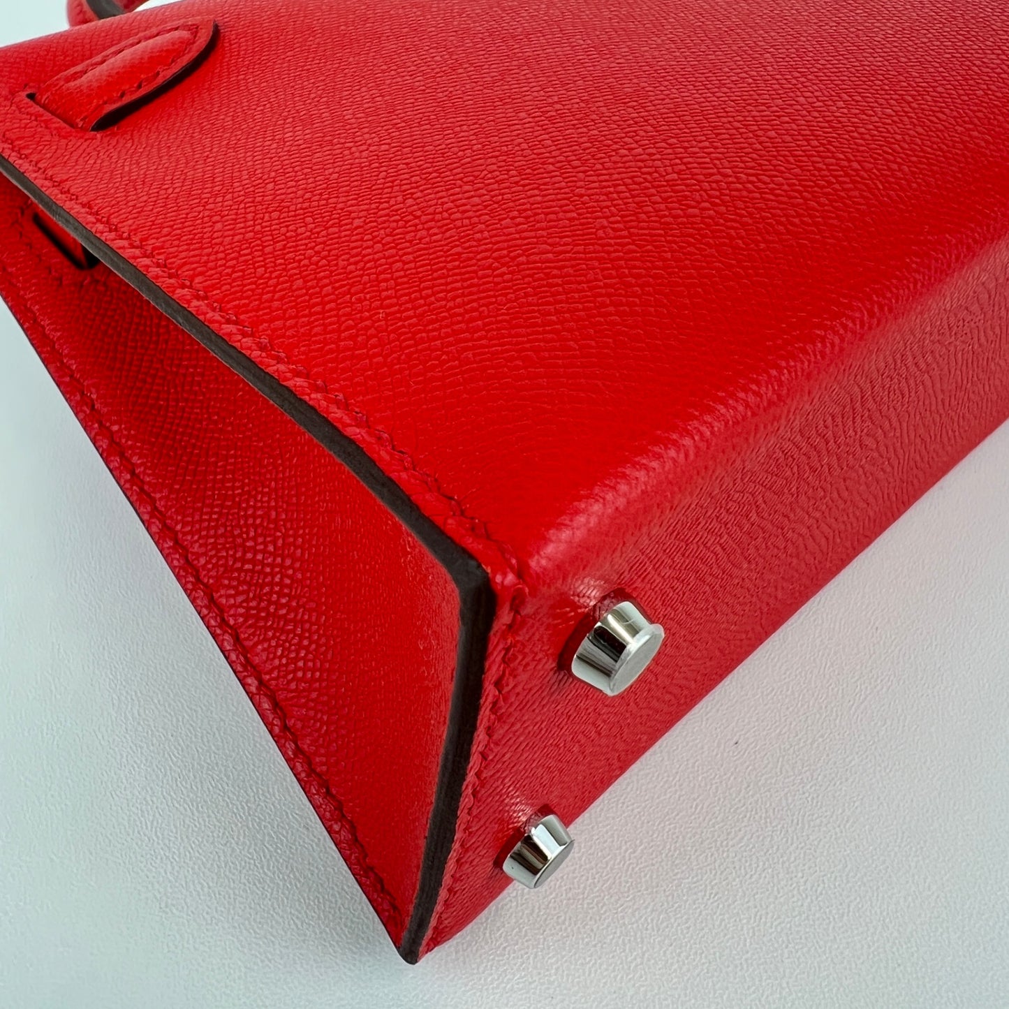 Mini kelly ミニケリー Stamp-K K刻印 Madame マダム Rouge de coeur ルージュデクール PHW シルバー金具 2WAYバッグ ショルダーバッグ ハンドバッグ