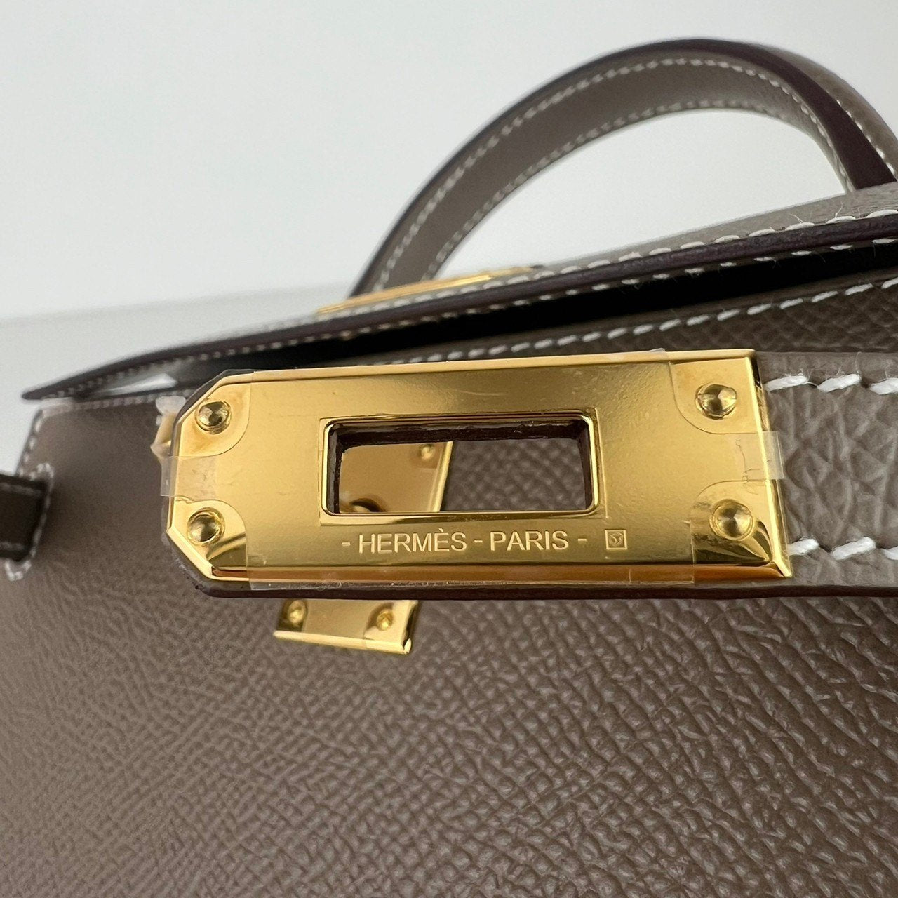 Mini kelly ミニケリー Etoupe エトープ GHW ゴールド金具Epsom エプソン Stamp-W W刻印