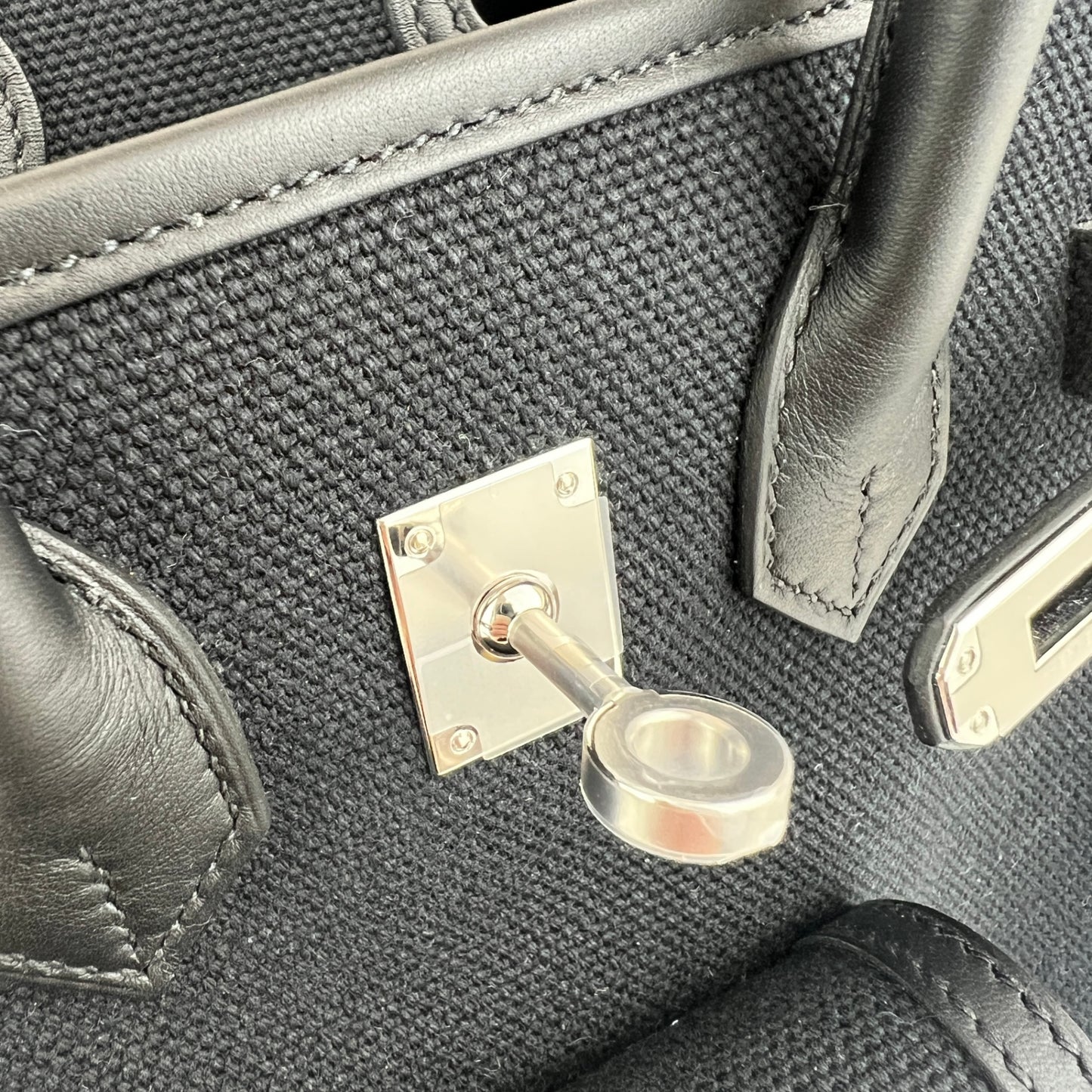 Birkin25 cargo バーキン25 カーゴ Toile goéland canvas トワルゴエランキャンバス シルバー金具 Stamp-U U刻印 Togo トゴ
