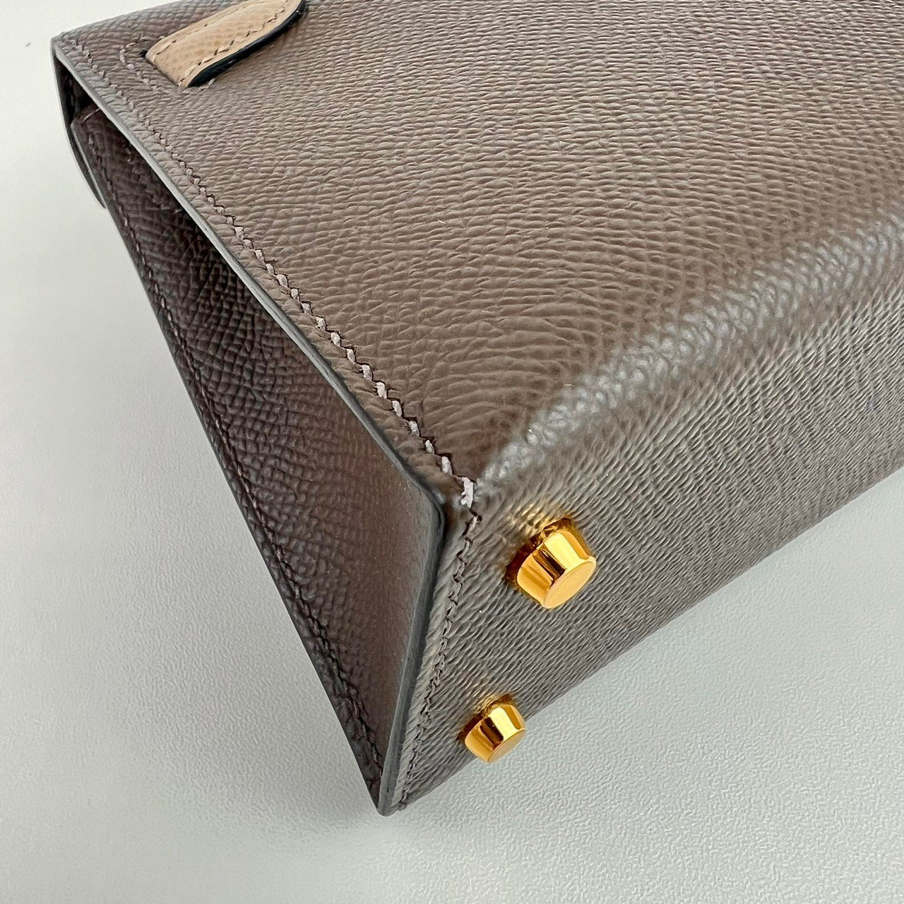 Mini kelly Tricolor ミニケリー トリコロール Ecorce/Etoupe/Black エコルセ/エトープ/ブラック Epsom エプソン GHW ゴールド金具