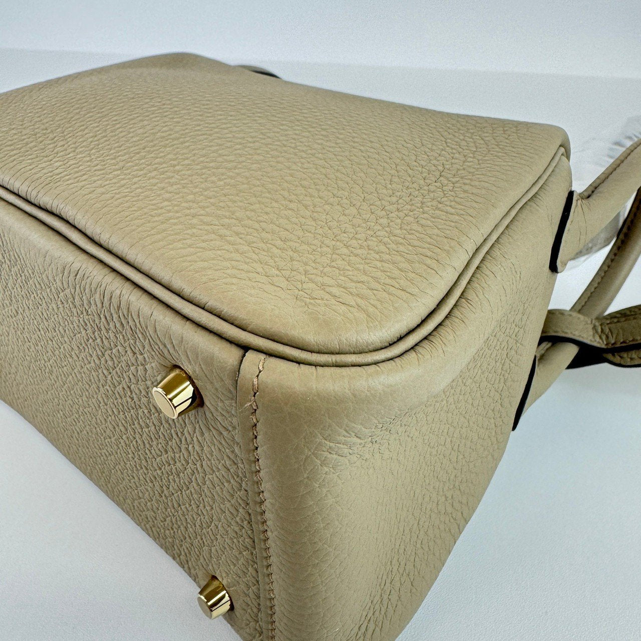 Lindy mini リンディミニ Beige Marfa ベージュマルファ GHW ゴールド金具 Clemence クレマンス W刻