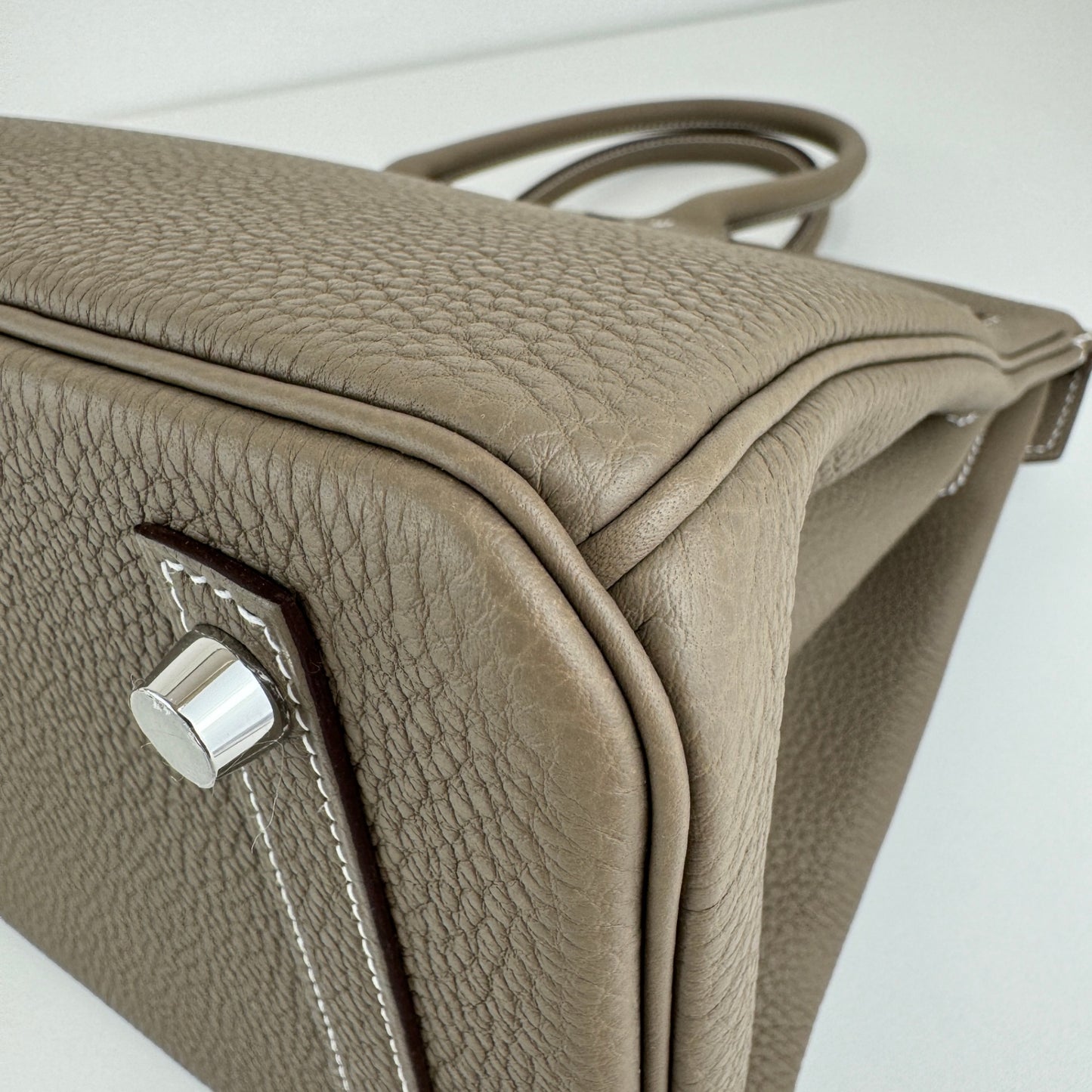 Birkin30 バーキン30 Etoupe エトープ Togo トゴ PHW シルバー金具 Stamp-W W刻印 ハンドバッグ