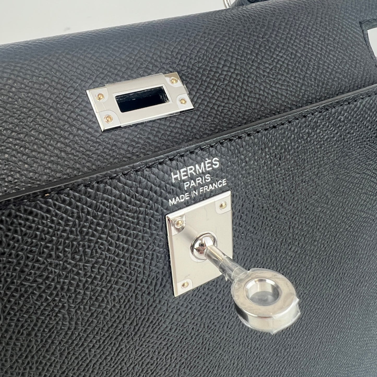 Hermès エルメス Kelly25 ケリー25 Stamp-K K刻印 Epsom エプソン Black ブラック PHW シルバー金具