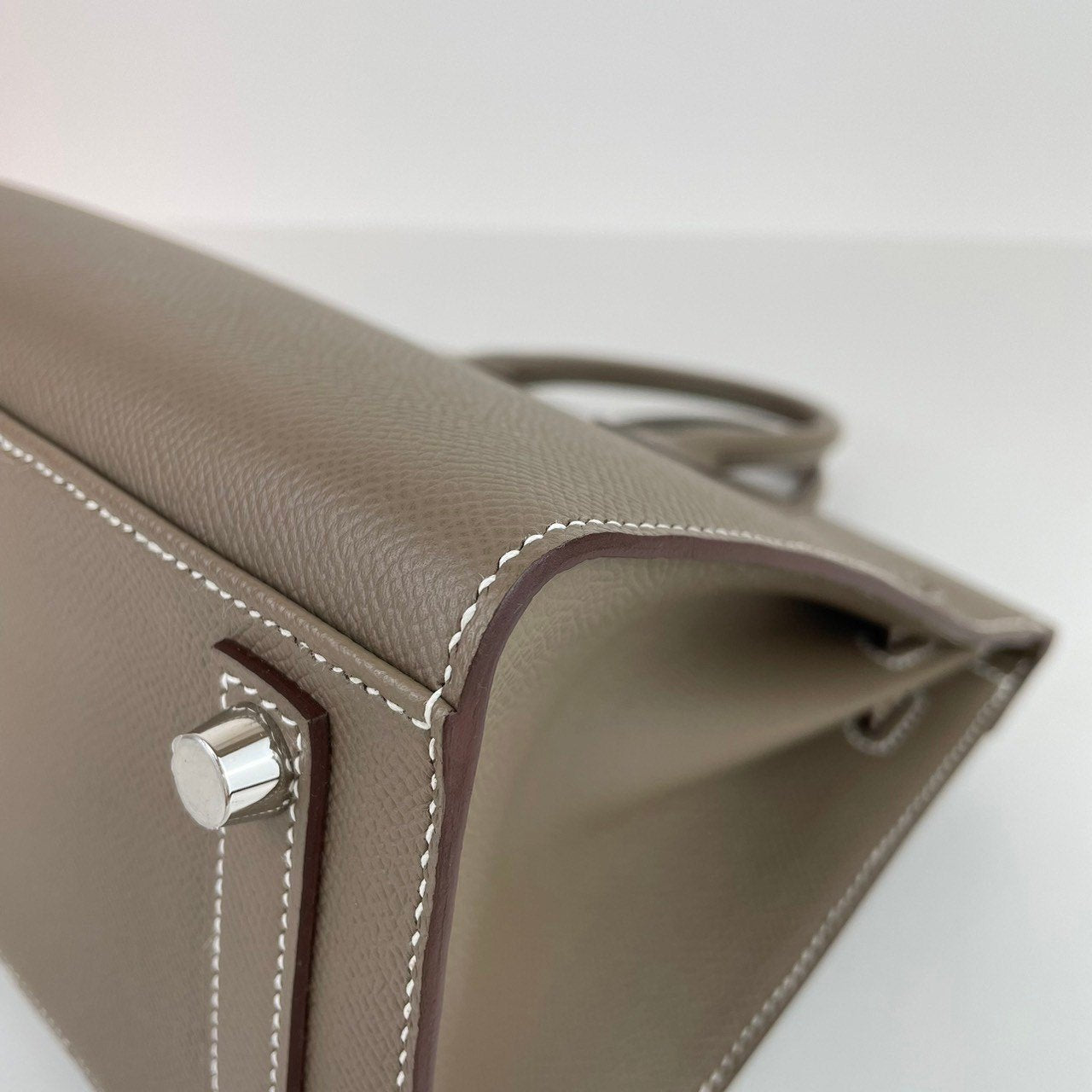 新品 HERMES エルメス Birkin25 バーキン25セリエ Etoupe エトープ PHW シルバー金具 Epsom エプソン W刻印