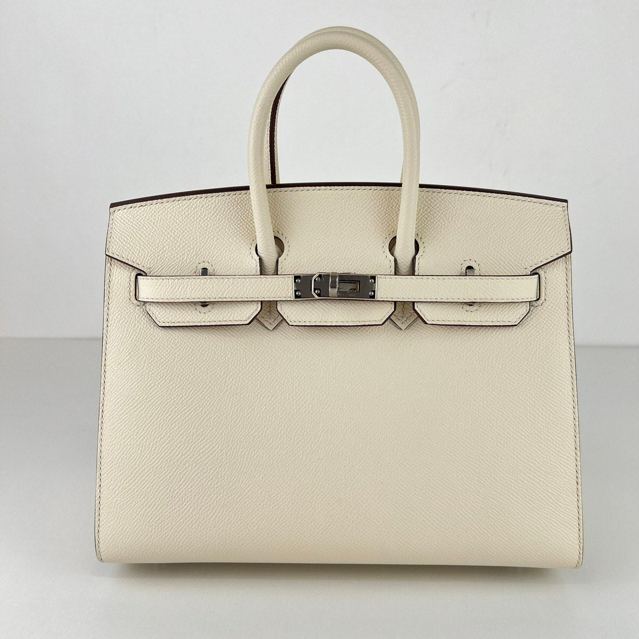 Birkin25 sellier バーキン25 セリエ Stamp-B B刻印 Epsom エプソン Nata ナタ PHW シルバー金具
