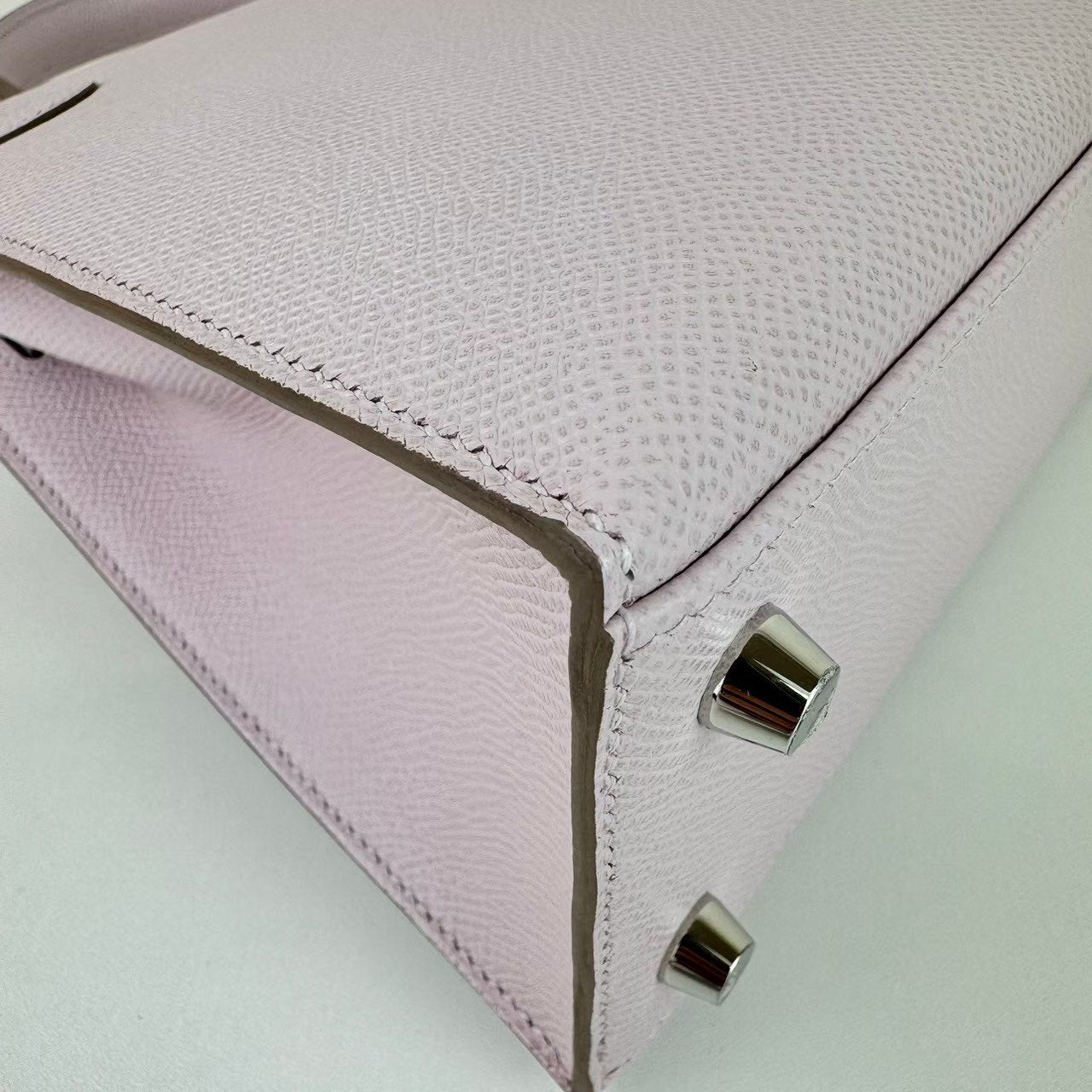 Kelly25 ケリー25 Mauve pale モーヴパール Epsom エプソン PHW シルバー金具 Stamp-W W刻印