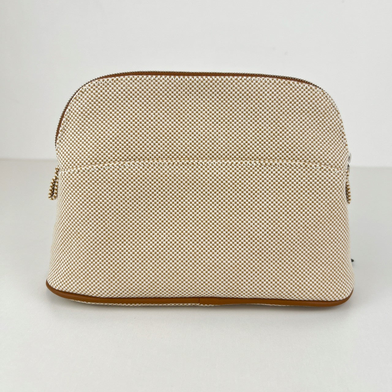 Hermès エルメス Trousse Bolide casaque mini ボリードポーチ カザック ミニ 綿100% Miel ミール