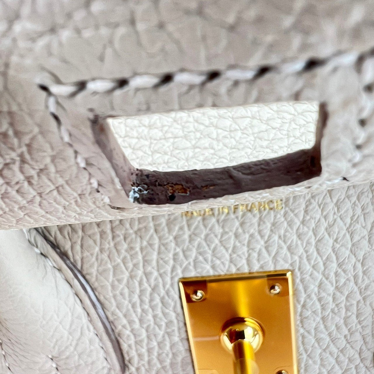 Birkin25 バーキン25 Craie クレ GHW ゴールド金具 Z刻